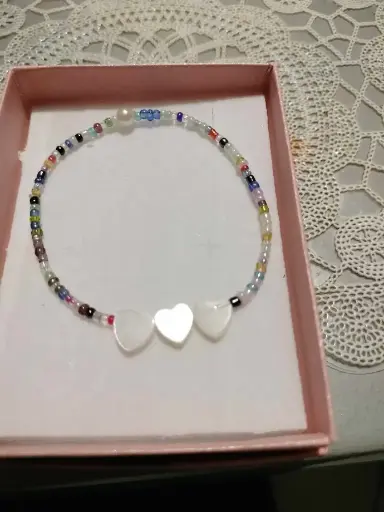 Bracelet multicolore en perles